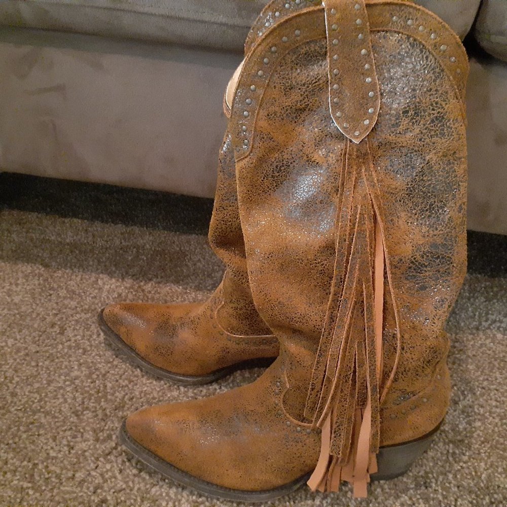 Idyllwind fringed western boots
